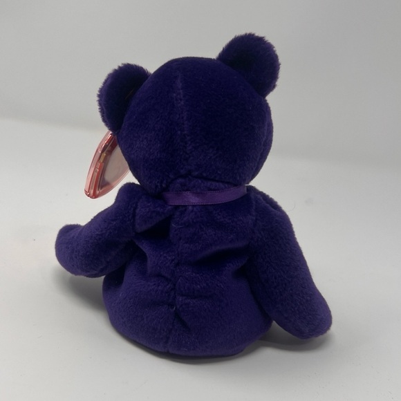 TY Princess Diana Commemorative Purple Vintage 1997 Beanie Baby With Errors - Picture 3 of 10